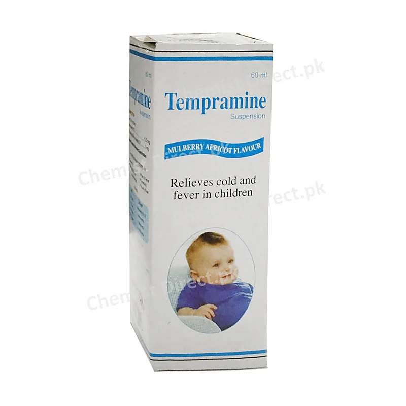 Tempramine (120Ml) Suspension — authentic medicine packaging