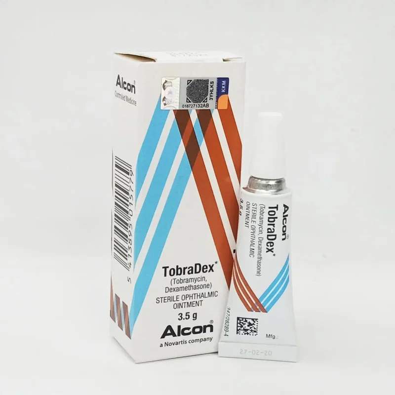 Tobradex (0.3/0.1Mg) 3.5G Eye Ointment — authentic medicine packaging