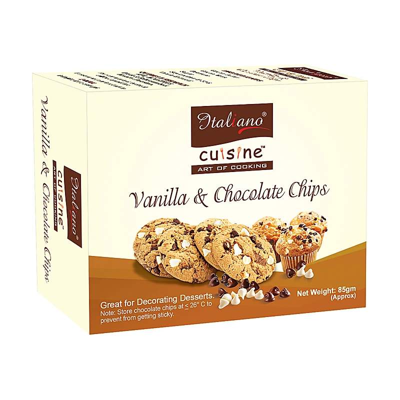 Too Much Choc & Vanilla Chip — authentic medicine packaging