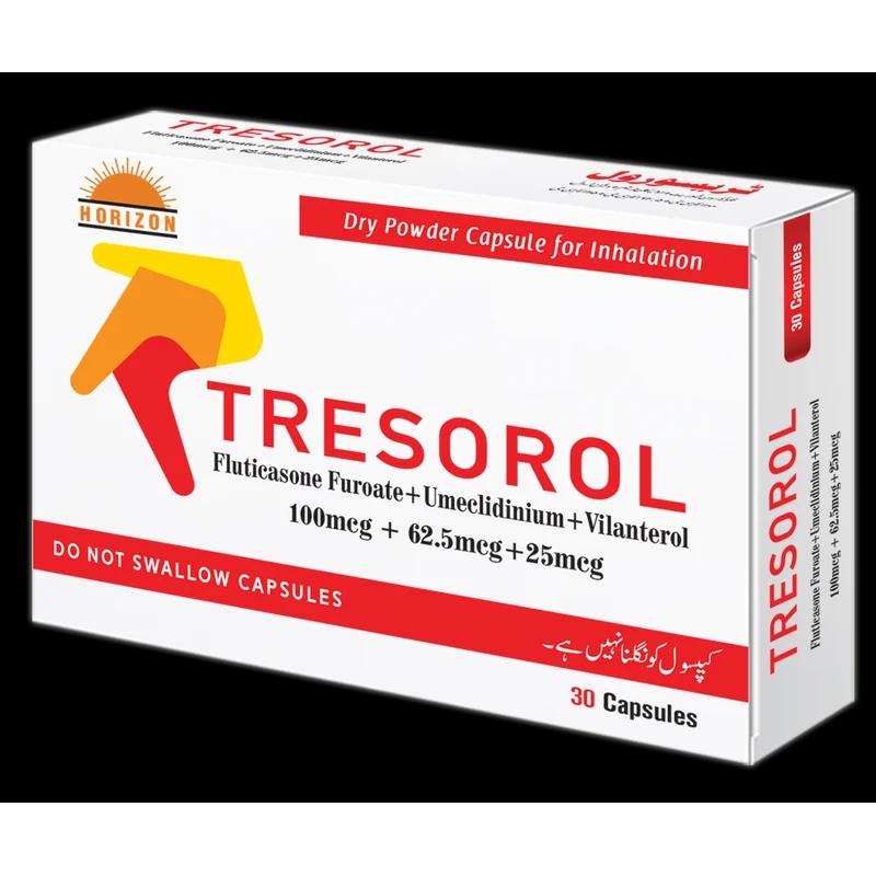 Tresorol (200/62.5/25Mg) 30 Capsules