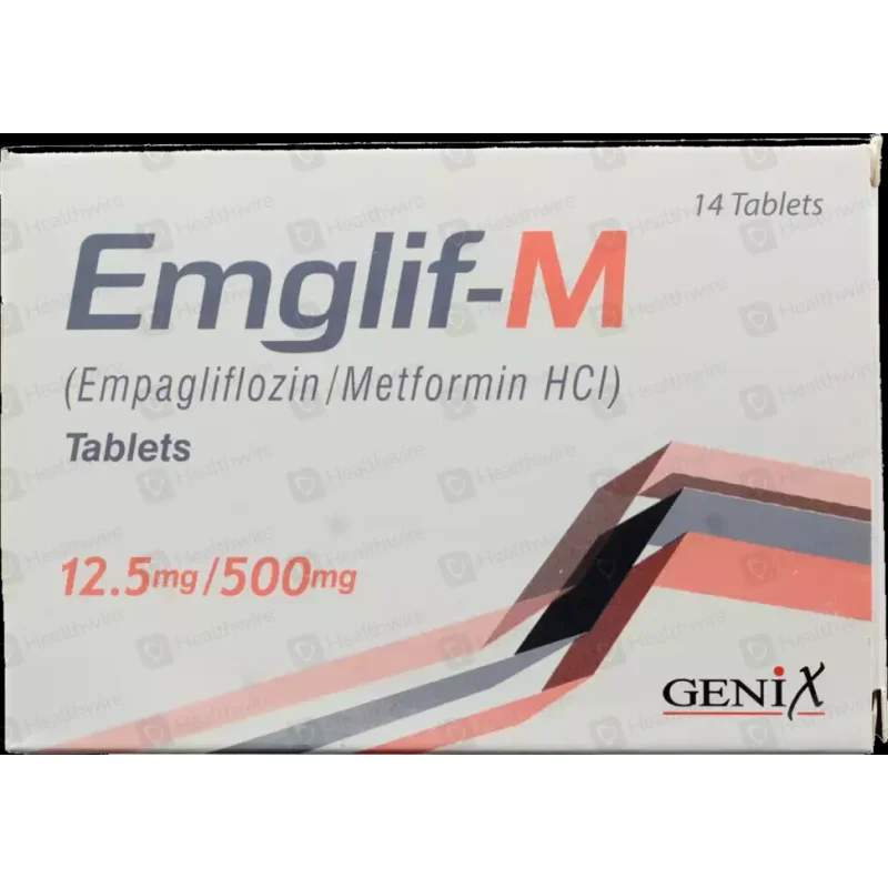 Truglif Met 12.5/500Mg Tab 14S — authentic medicine packaging