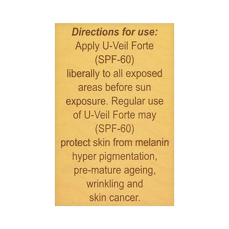 U-Veil Forte (Spf-60) 30G Cream