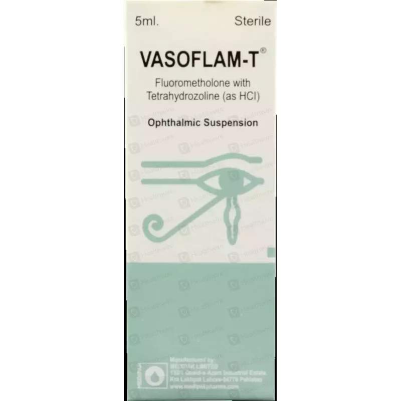 Vasoflam-T (1.0/0.25Mg) 5Ml Eye Drops — authentic medicine packaging