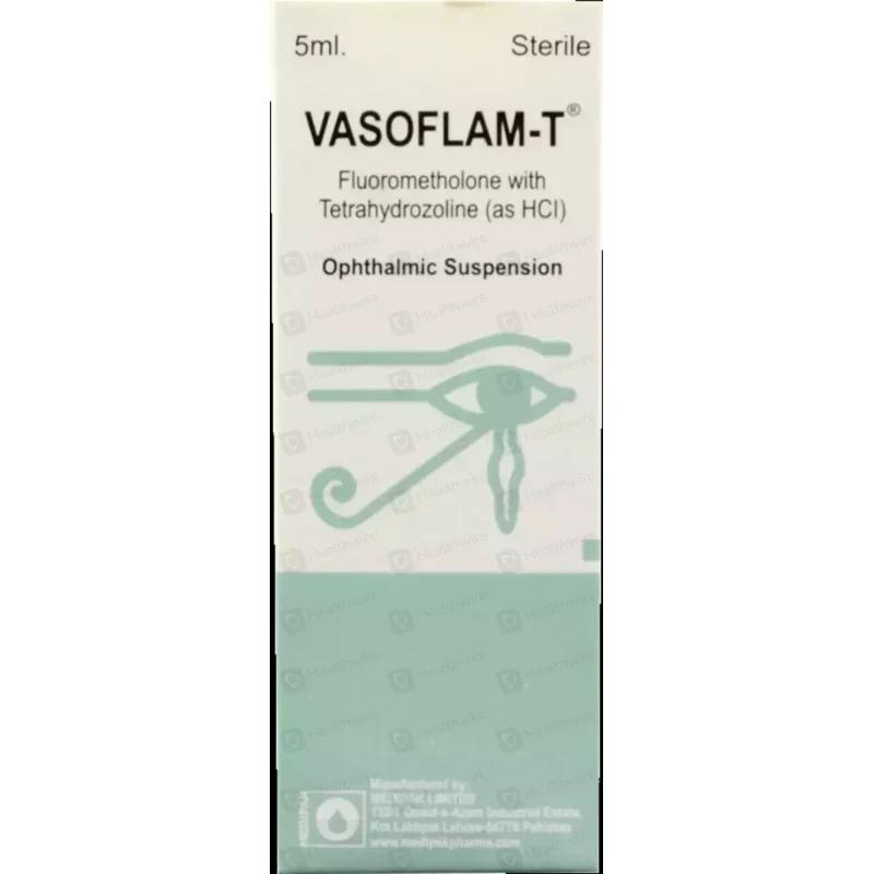 Vasoflam-T (1.0/0.25Mg) 5Ml Eye Drops