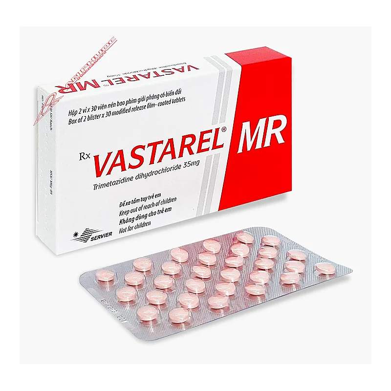 Vastarel Mr (35Mg) 20 Tablets — authentic medicine packaging