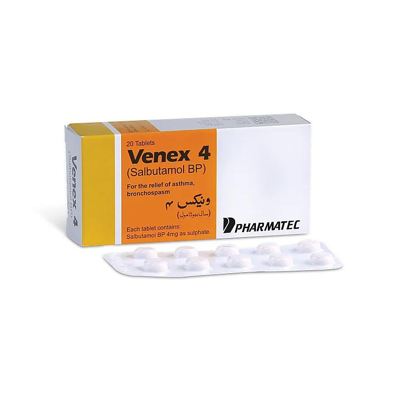 Venex (4Mg) 20 Tablets