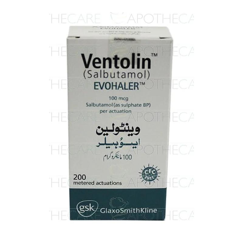 Ventolin (100Mcg) 200 Actuations Evohaler