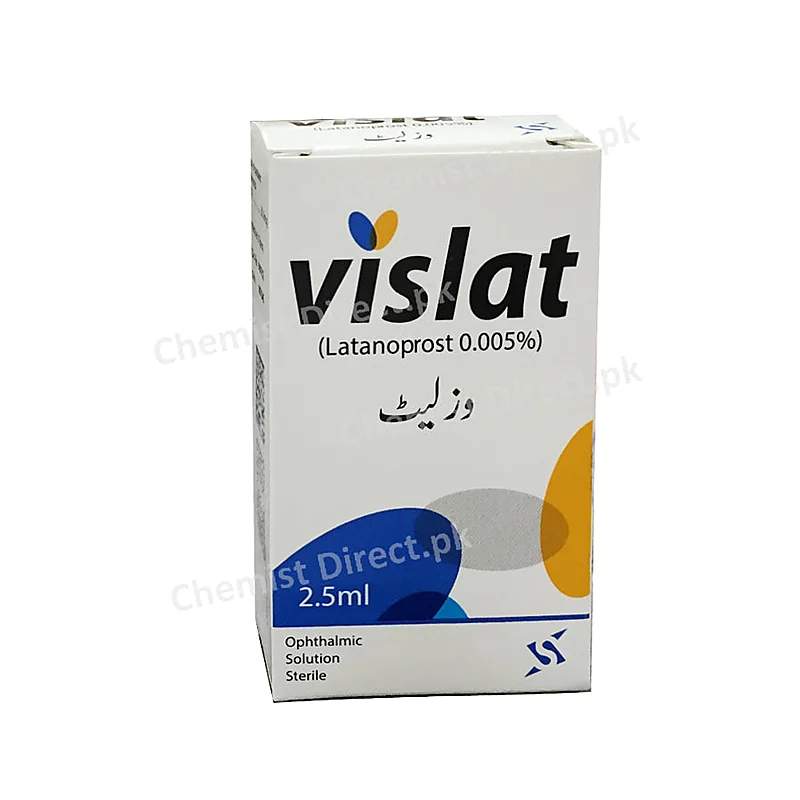 Vislat (0.005%) 2.5Ml Eye Drops — authentic medicine packaging