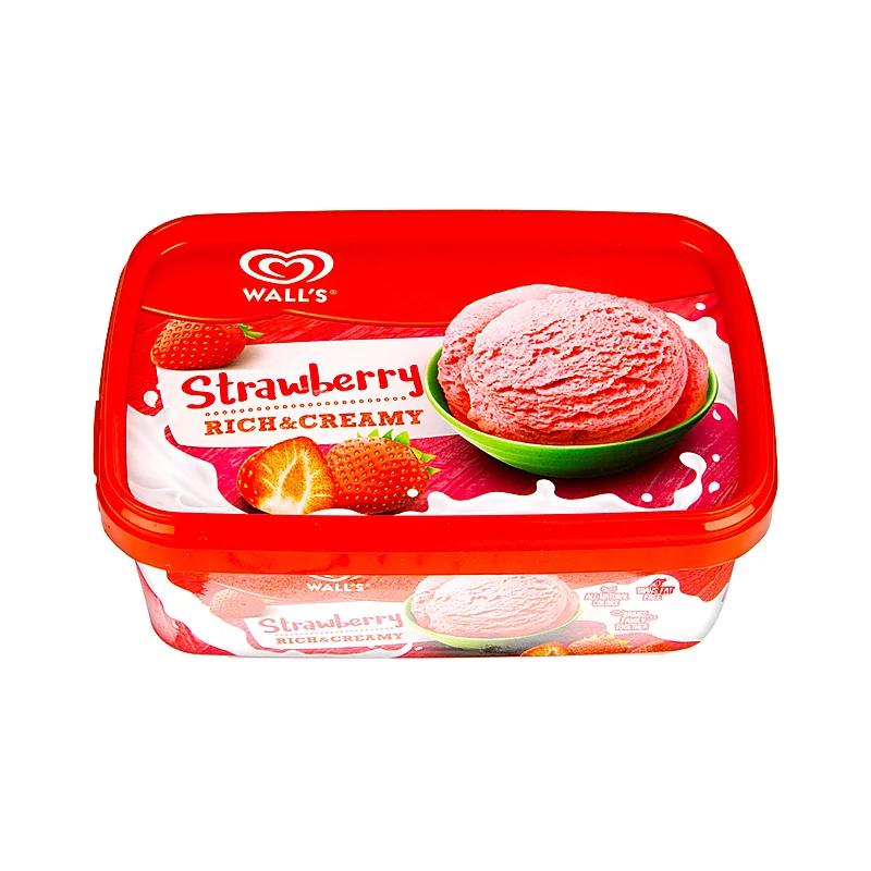 Walls Strawberry Ice Cream 800Ml