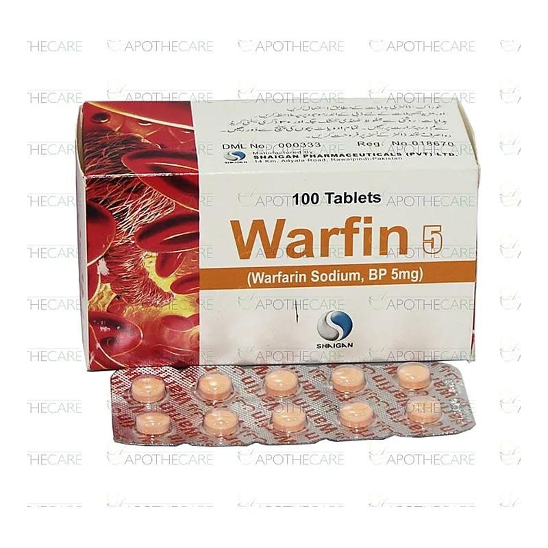 Warfin (5Mg) 100 Tablets